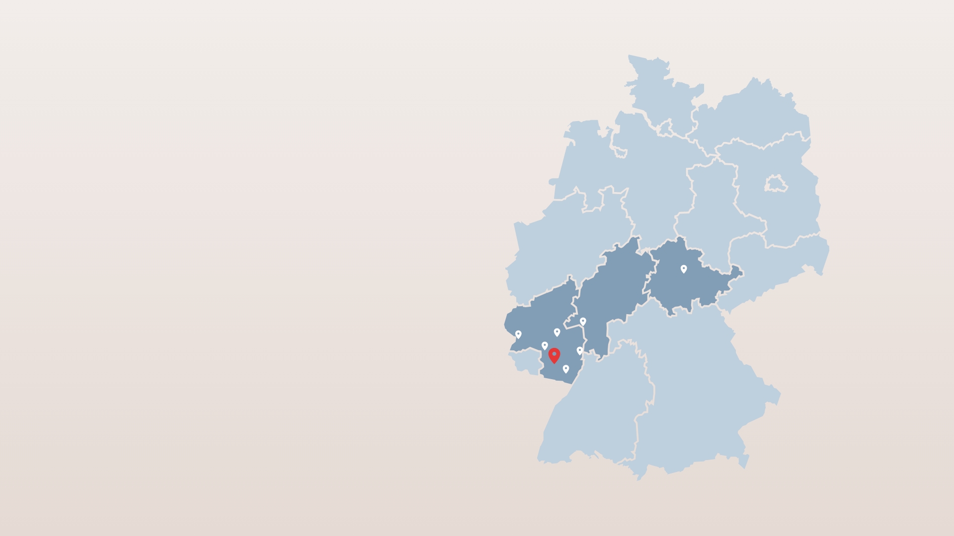 Karte mit Diehl Alpeona Wolfferts Standort Kaiserslautern